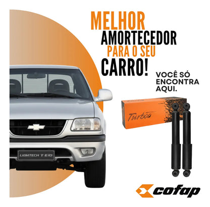 Par Amortecedor Dianteiro S10 4x4 1995 A 2006 Original Cofap