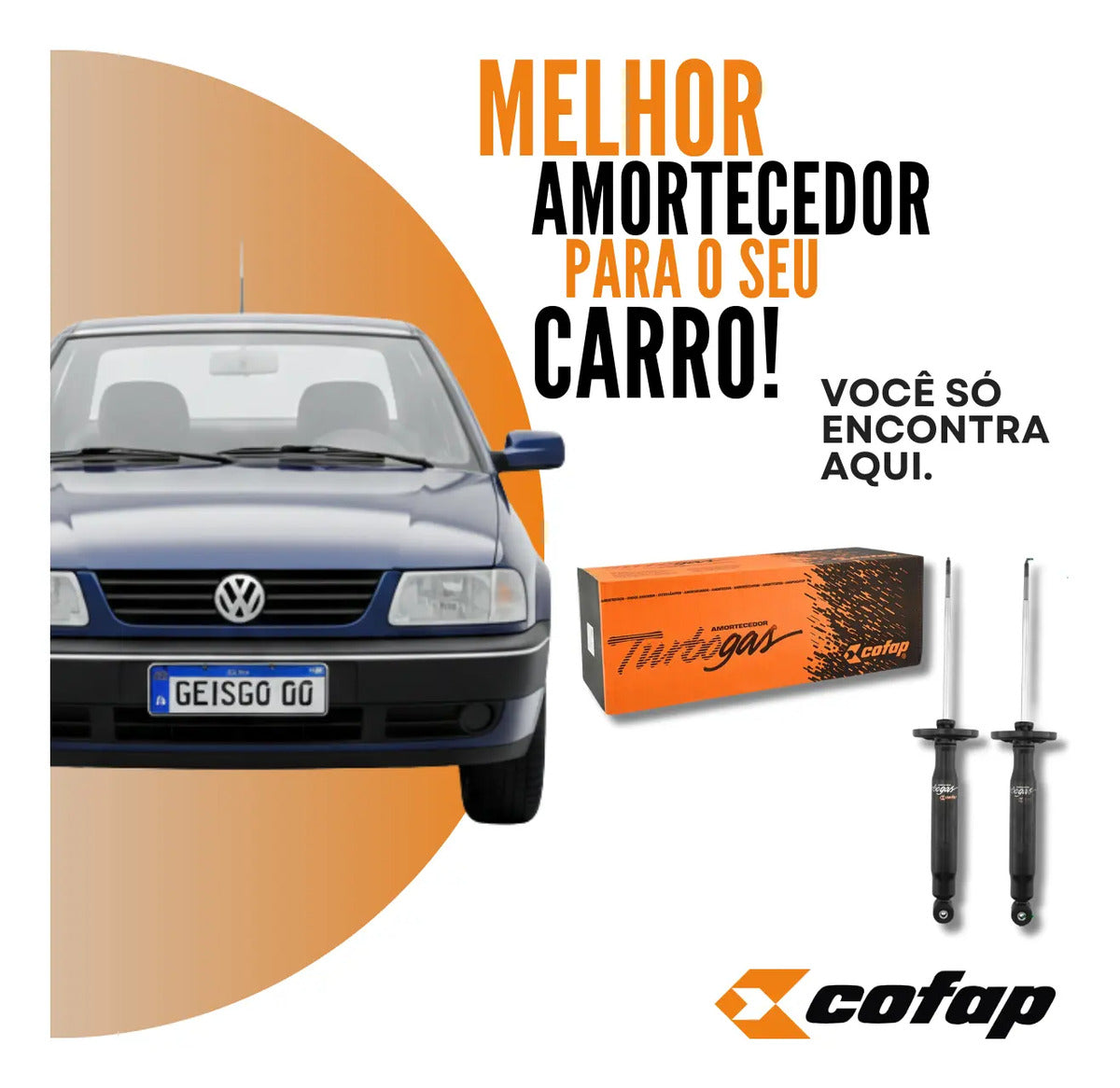 Par Amortecedor Traseiro Versailles 92 A 96 Cofap