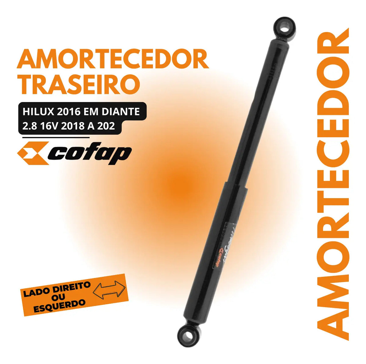 Amortecedor Traseiro Toyota Hilux 2016/2020 Cofap