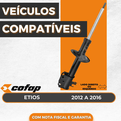 Amortecedor Dianteiro Etios Sedan 2014 2015 Original Cofap