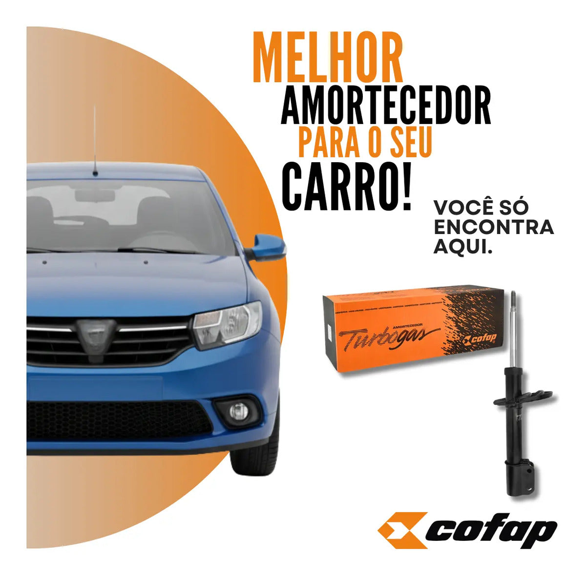 Amortecedor Dianteiro Renault Logan 1.6 2014 À 2020 Cofap