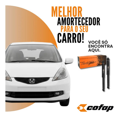Par Amortecedor Traseiro Honda Fit 2003 A 2008 Cofap