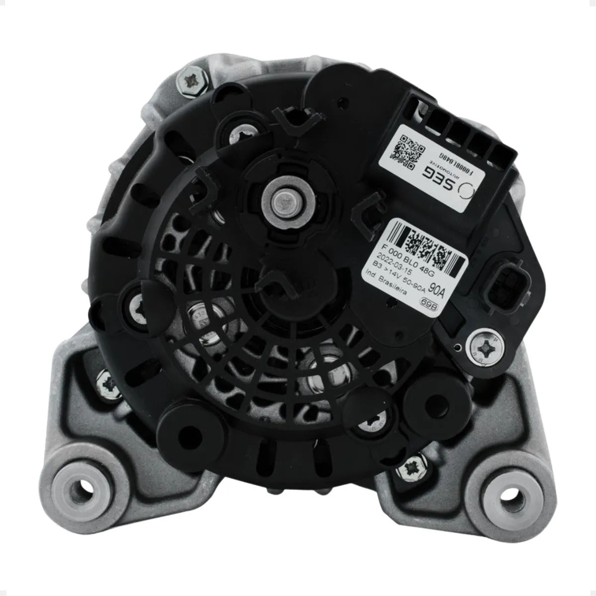Alternador Renault Kwid 1.0 90a 2017 Com Polia 4pk