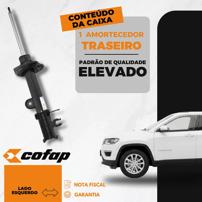Amortecedor Traseiro Esquerdo Compass 2.0 Diesel 17... Cofap