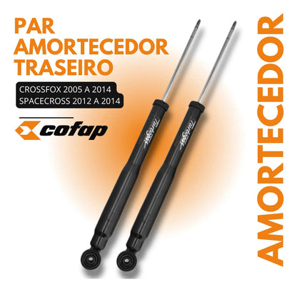 Par Amortecedor Traseiro Crossfox 2005 A 2014 Cofap