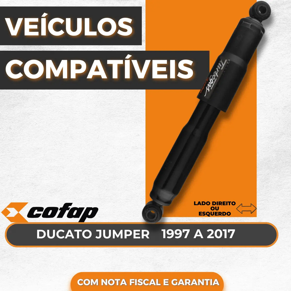 Amortecedor Traseiro Ducato Até 2016 Original Cofap