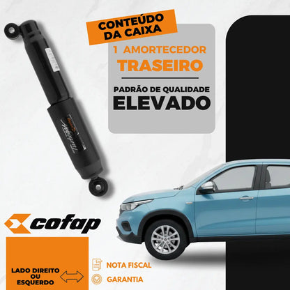 Amortecedor Traseiro Strada 1.0 Turbo 1.3 1.4 Flex Cofap