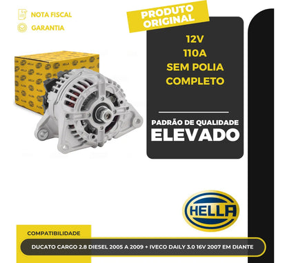 Alternador Ducato Cargo Daily 2.8 3.0 Diesel 12v110a