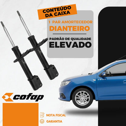 Par Amortecedor Dianteir Renault Logan 2014 A 2020 Cofap
