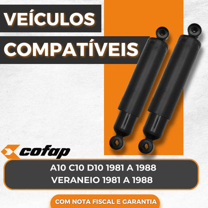 Par Amortecedor Traseiro Veraneio 1981 A 1988 Cofap 04201141
