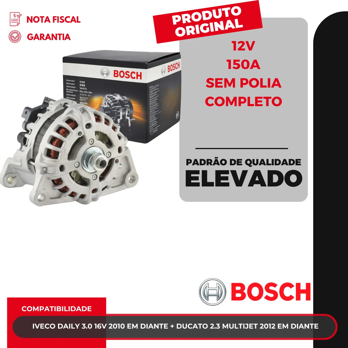 Alternador Bosch 1986a01087