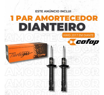 Par Amortecedor Dianteiro Renault Kwid Cofap