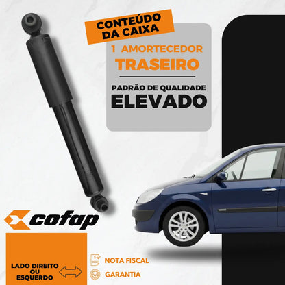 Amortecedor Traseiro Renalt Scenic Original Cofap