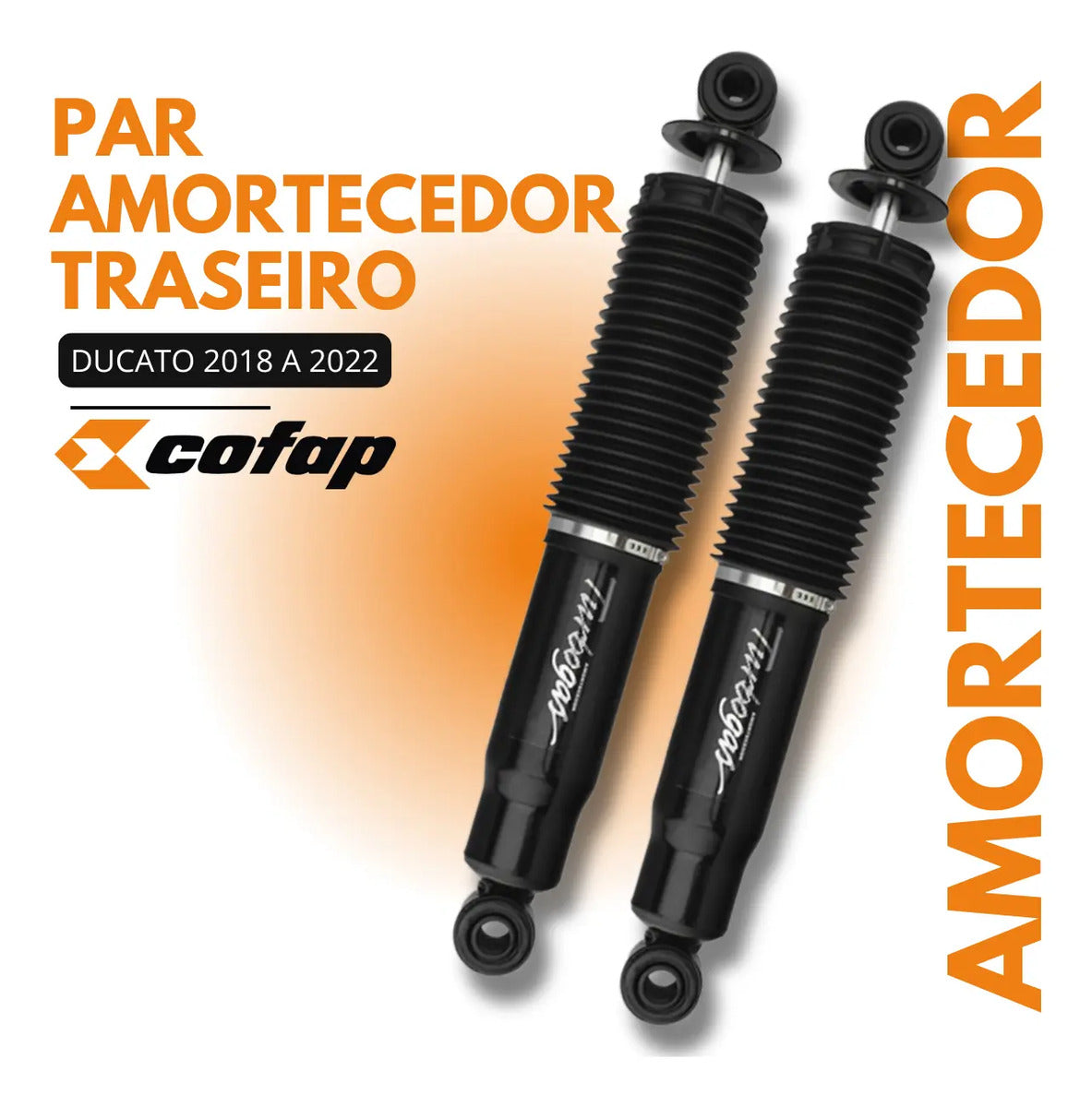 Par Amortecedor Traseiro Fiat Ducato Diesel 2018/2022 Cofap