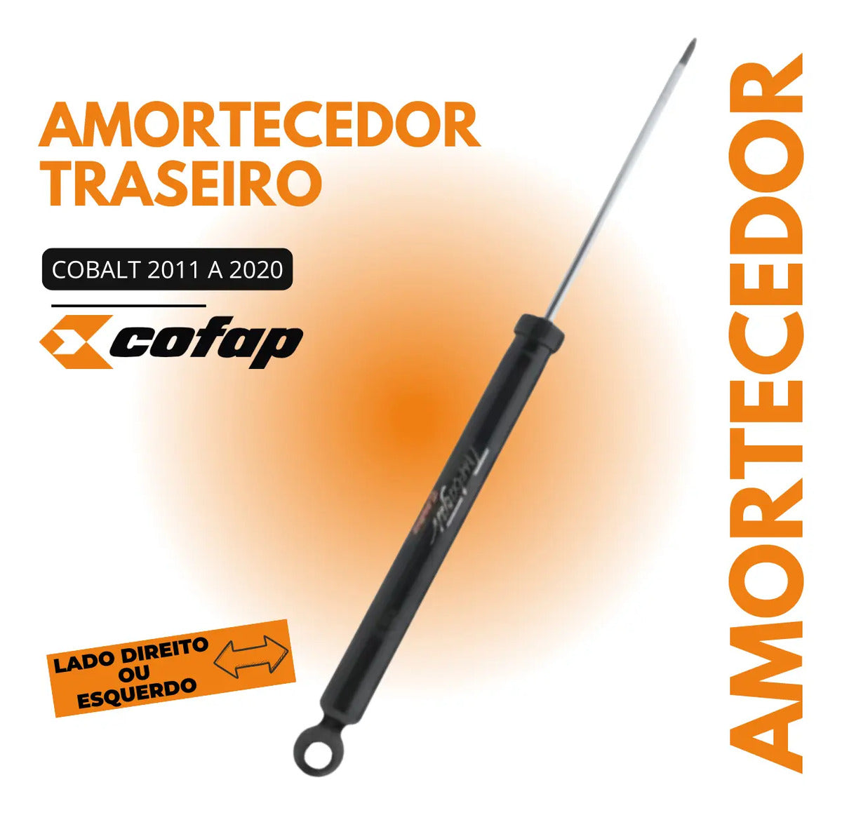 Amortecedor Traseiro Cobalt 2012 A 2021 Original Cofap