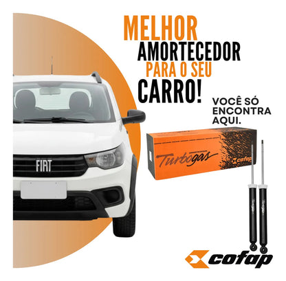 Par Amortecedor Traseiro Mobi 1.0 Flex Original Cofap