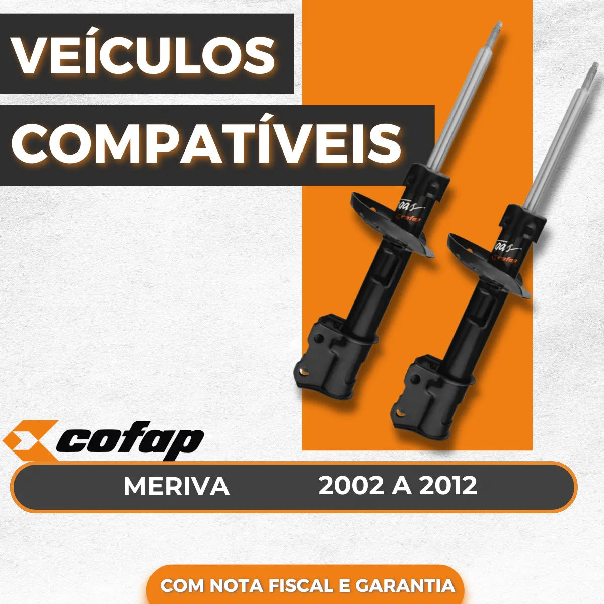 Par Amortecedor Dianteiro Meriva 02/12 Gp30381 Cofap