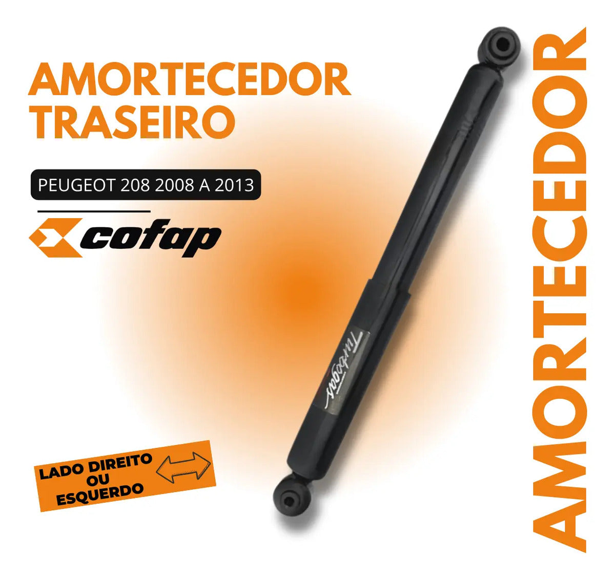 Amortecedor Traseiro Original Cofap Peugeot 208 2008