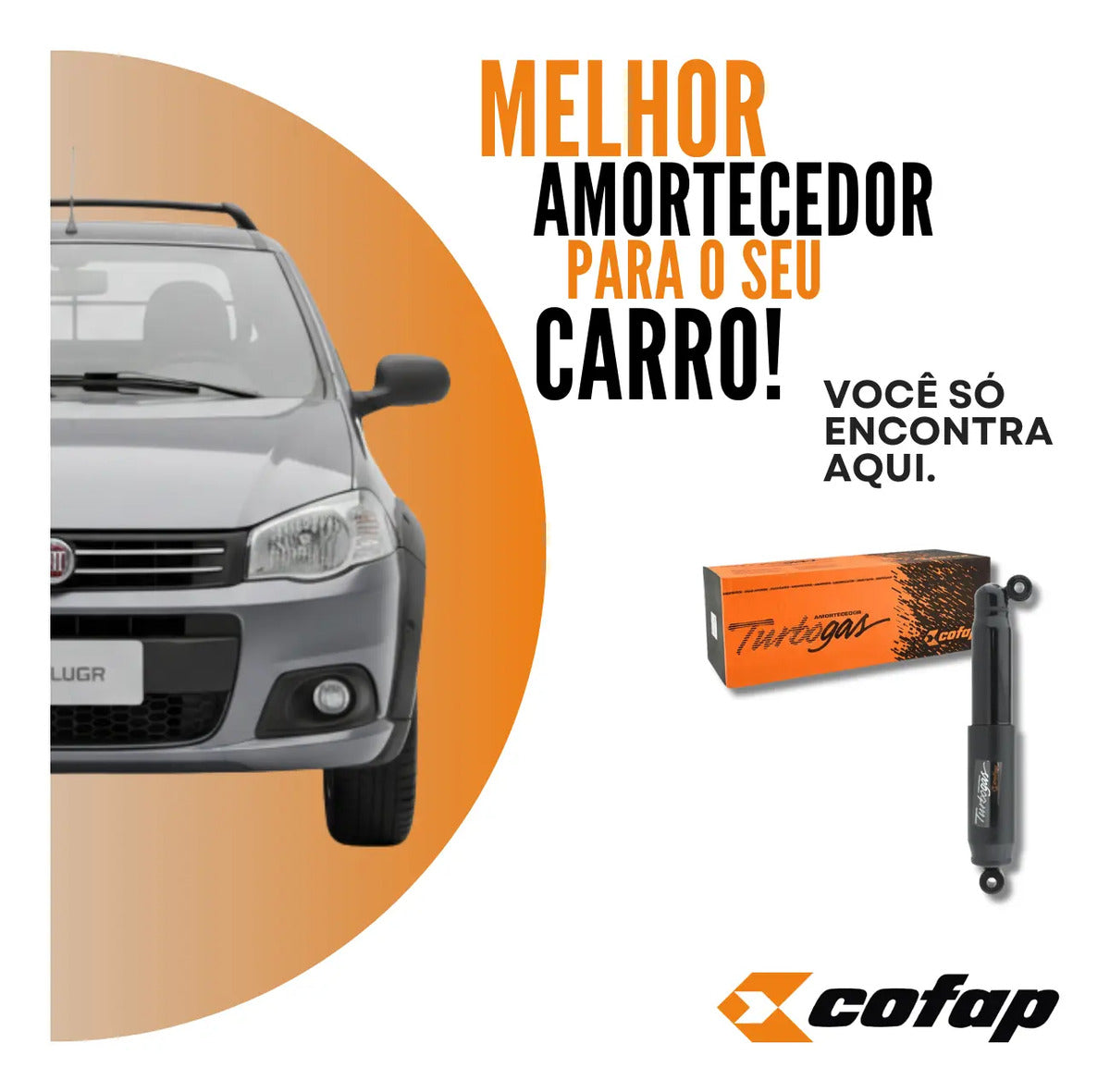 Amortecedor Traseiro Fiat Strada Gl12380  Original Cofap