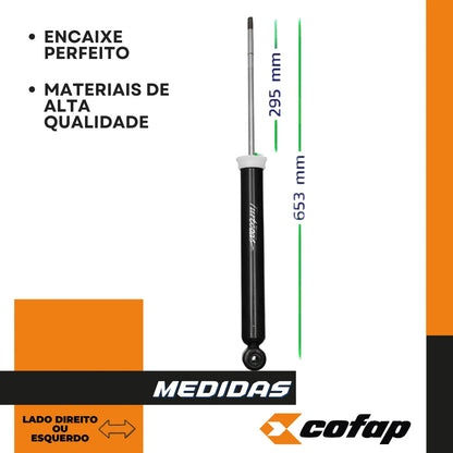 Amortecedor Traseiro Mobi 1.0 Flex Original Cofap