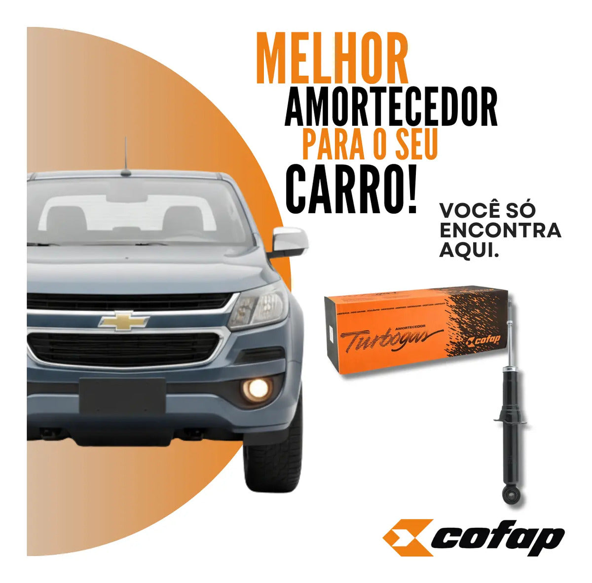 Amortecedor Dianteiro S10 4x4 2018 2019 Original Cofap