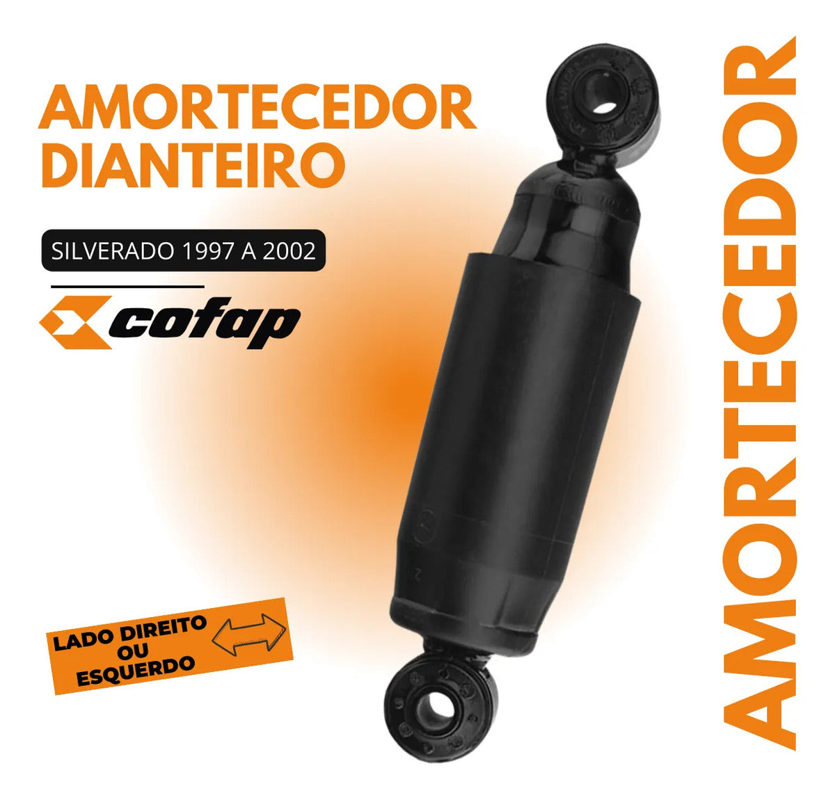 Amortecedor Dianteiro Silverado Diesel Cofap 1997 A 2002