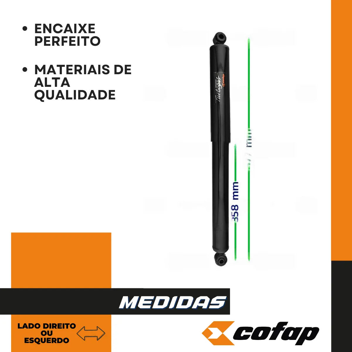 Amortecedor Traseiro Ranger 98/12 4x2 4x4 Cofap Original