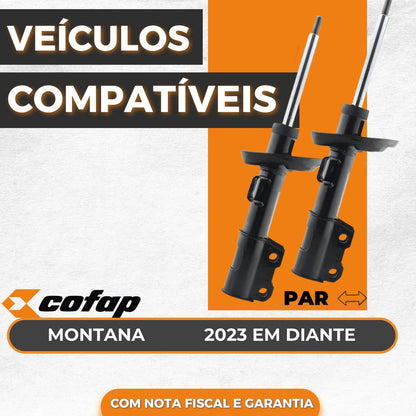 Par Amortecedor Dianteiro Cofap Montana Gp33532 - Gp33533
