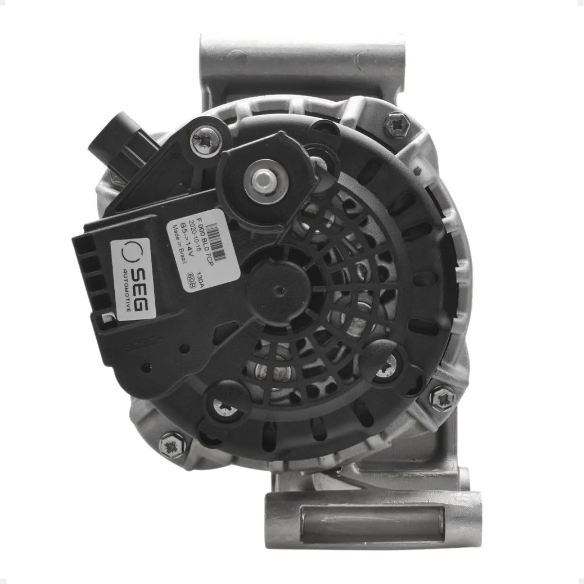 Alternador S10 2.5 Flex 12v 130a 2009 A 2014 Com Polia 5pk