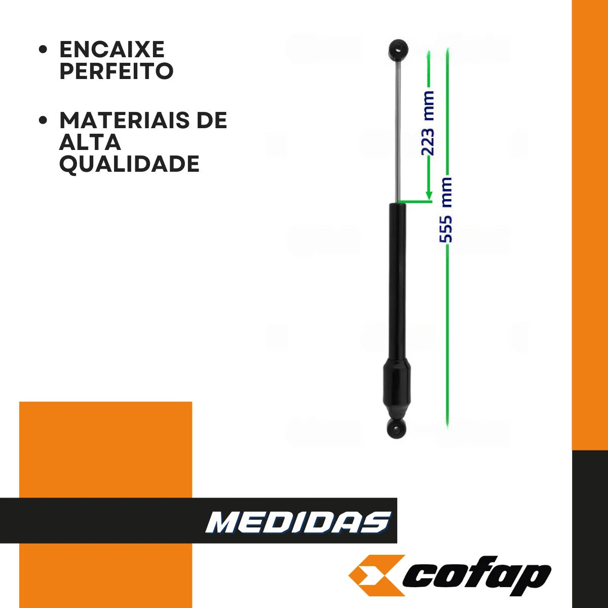 Amortecedor Direção Gol Parati G1 G2 G3 G4 Voyage Cofap