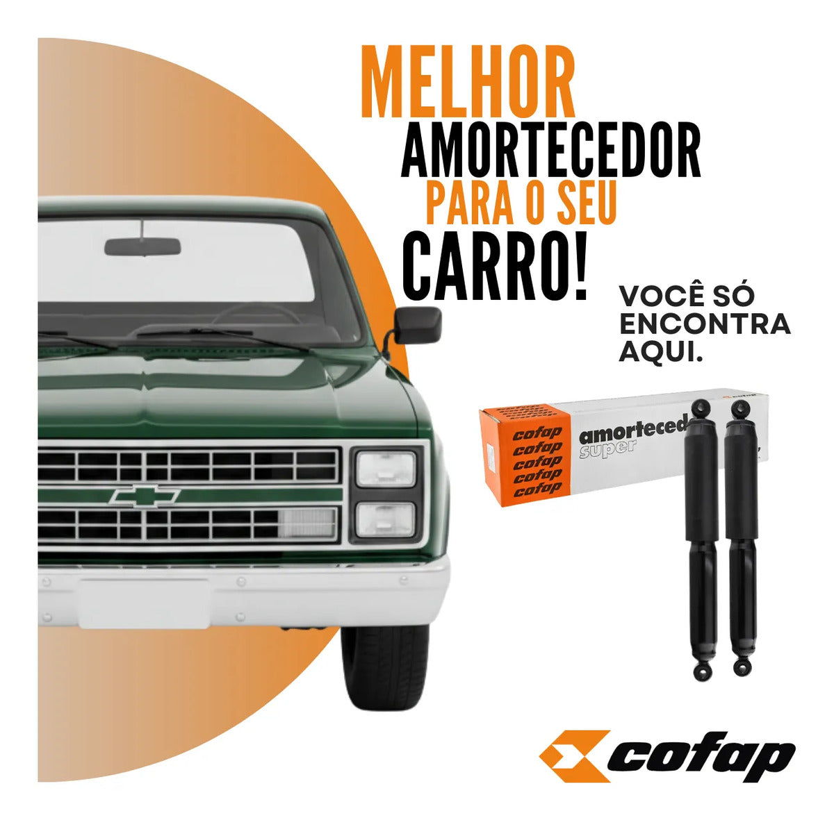 Par Amortecedor Traseiro D20 1993 1994 1995 1996 1997 Cofap