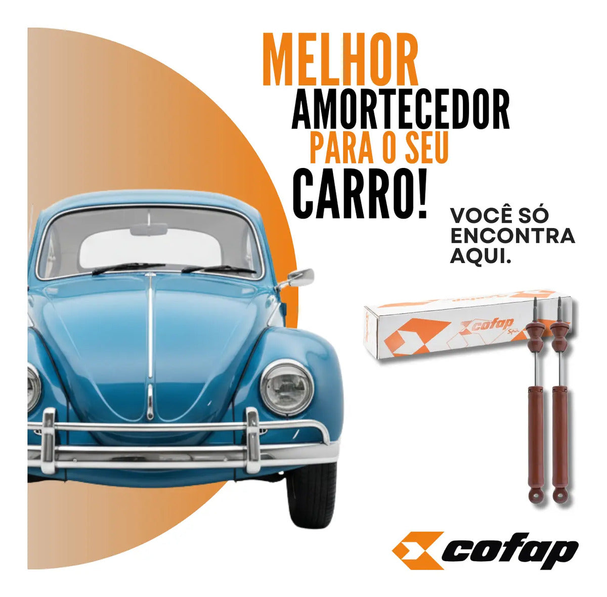 Par Amortecedor Dianteiro Variant 1969 A 1977 - Cofap