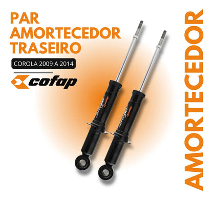 Par Amortecedor Traseiro Cofap Original Corolla 2011 2012
