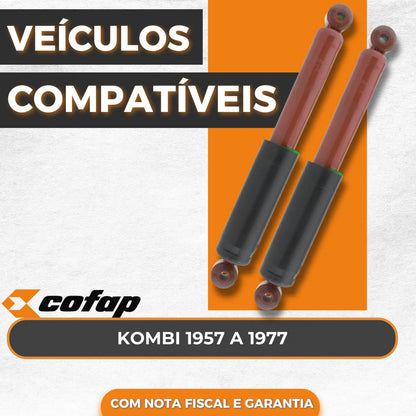 Par Amortecedor Traseiro Cofap Sb27449 Vw Kombi 1957 A 1977