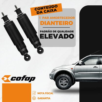 Par Amortecedor Dianteiro L200 Sport 2004 A 2006 Cofap Super