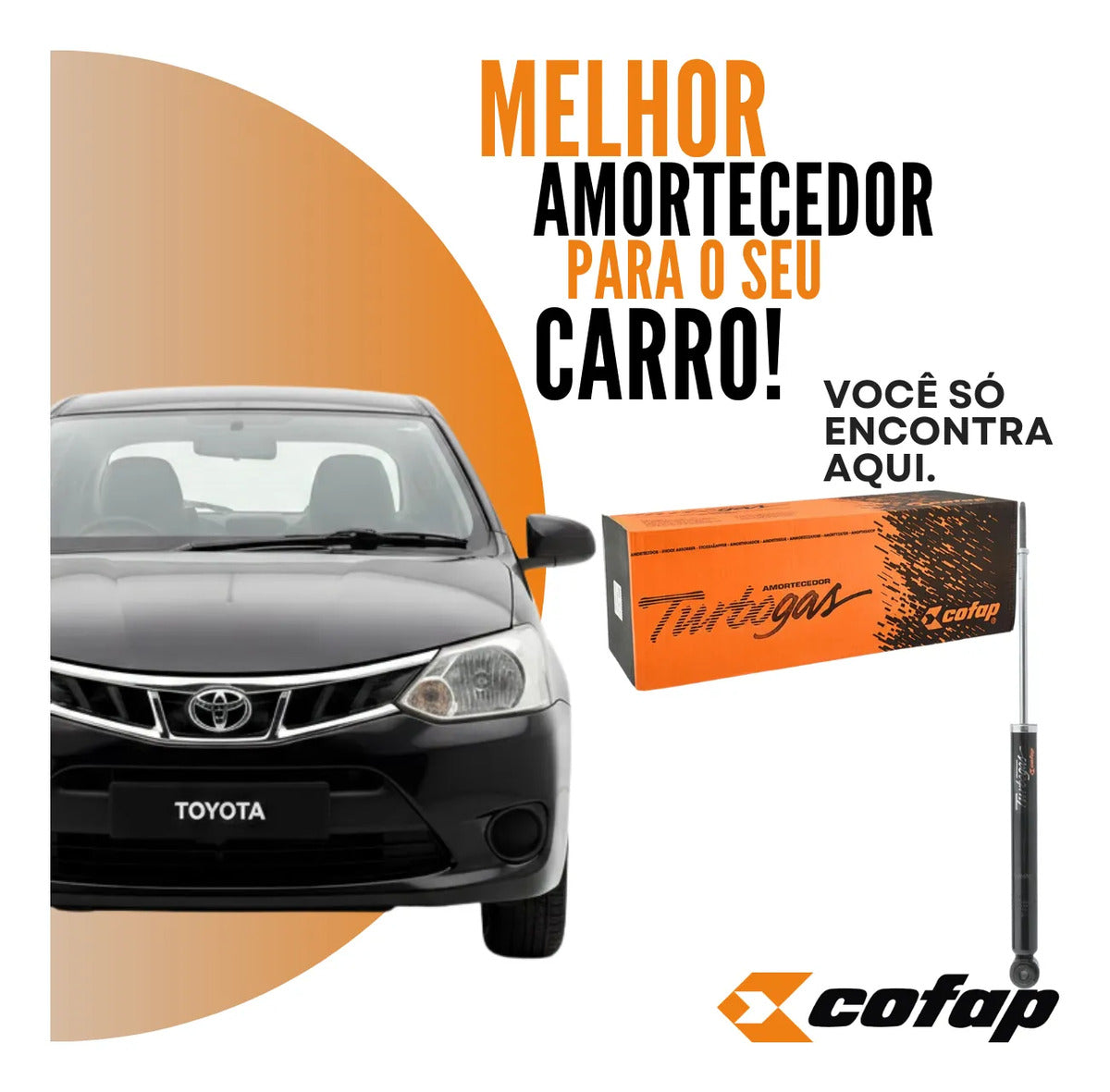 Amortecedor Traseiro Toyota Etios 2012 A 2021 Cofap