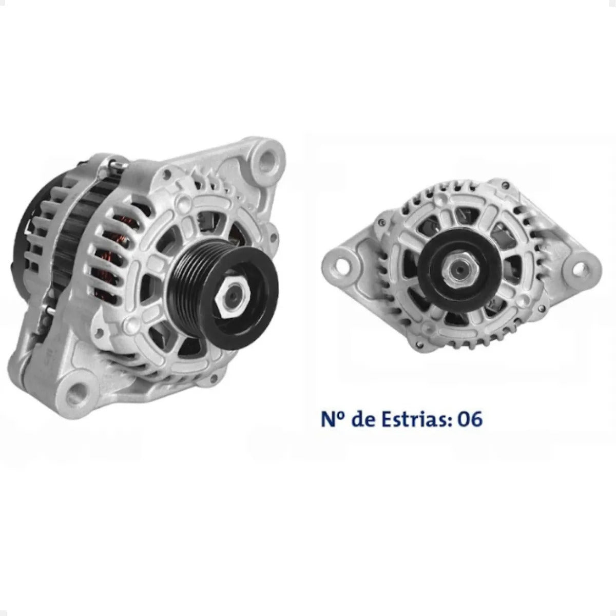 Alternador S10 2.2 2.4 Flex 2012 Em Diante 12v 100a 6pk