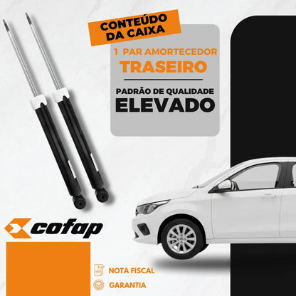 Par Amortecedor Traseiro Cronos 1.0 6v 1.3 8v 1.8 16v Cofap