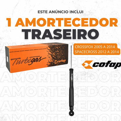 Amortecedor Traseiro Crossfox 2005 A 2014 Cofap