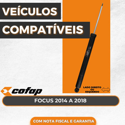 Amortecedor Traseiro Focus 2.0 2014 2015 Cofap Original