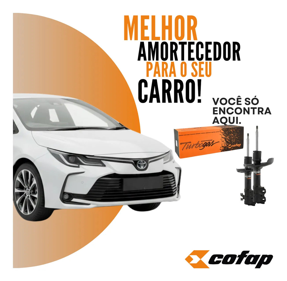 Par Amortecedor Dianteiro - Cofap - Gp33412 - Gp33413