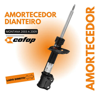 Amortecedor Dianteiro Montana 04 A 2009 Cofap Lado Direito