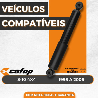 Amortecedor Dianteiro S10 4x4 1995 A 2006 Original Cofap