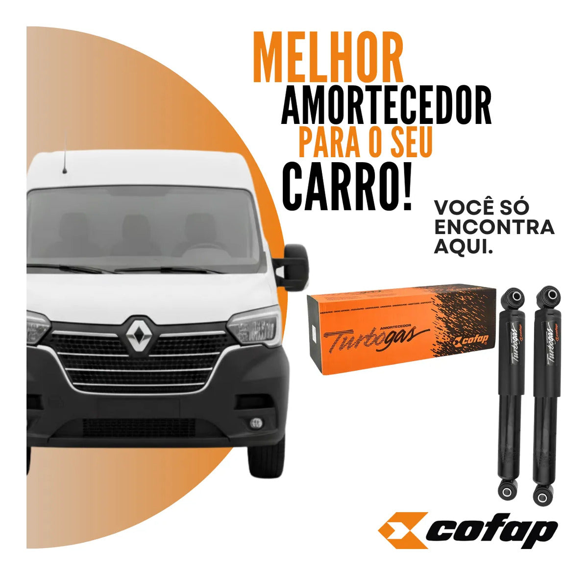 Par Amortecedor Traseiro Master 2.3 16v Original Cofap