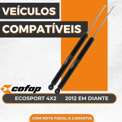 Par Amortecedor Traseiro Ecosport 2013 2014 Original Cofap