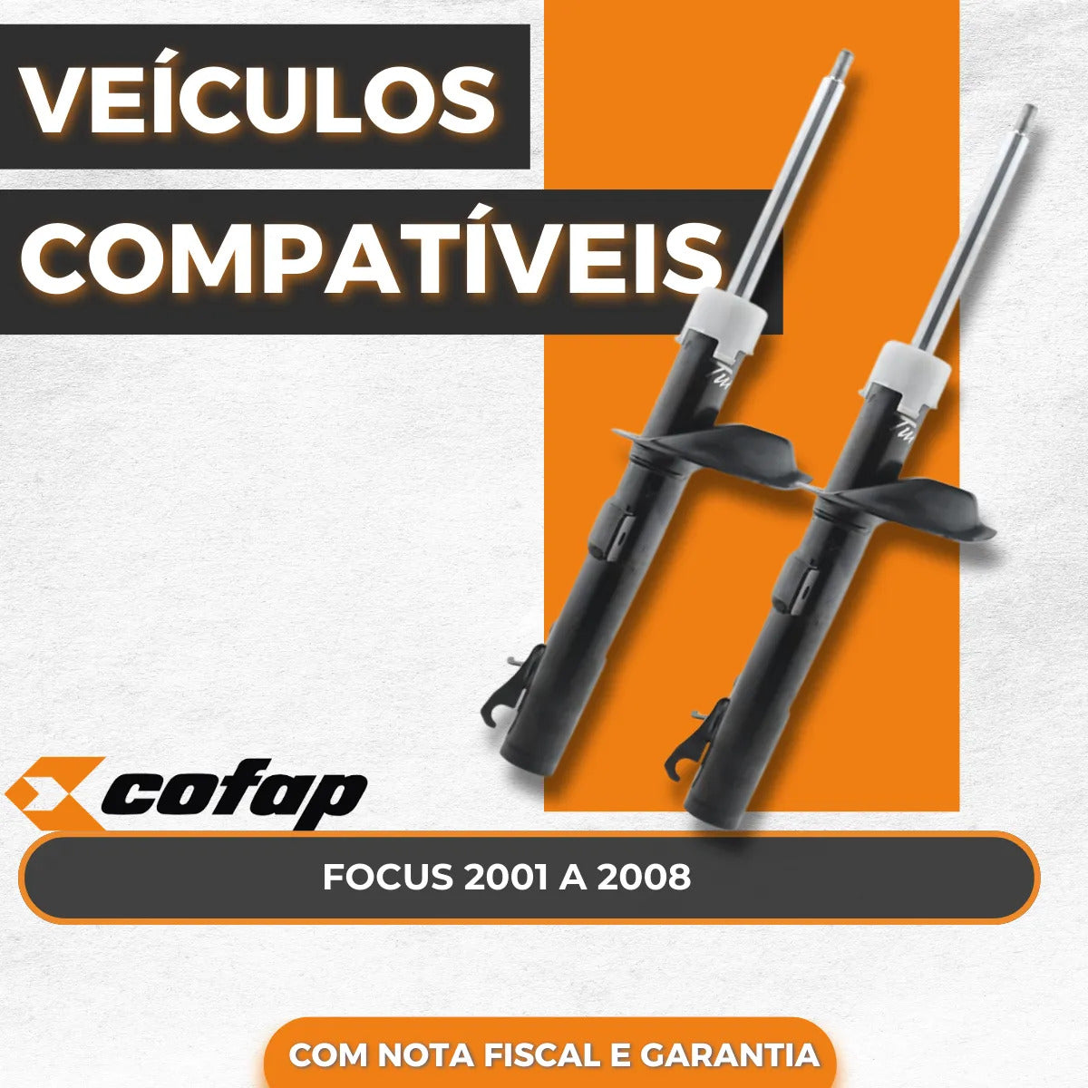 Par Amortecedor Dianteiro Focus 2001 A 2008 - Cofap