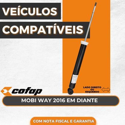 Amortecedor Traseiro Fiat Mobi Way 2016/.. Cofap