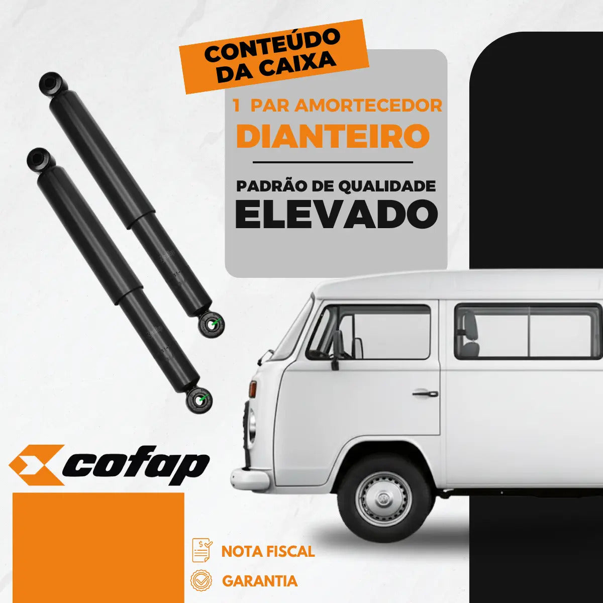 Par Amortecedor Dianteir Hr 2005 06 07 08 09 10 A 2013 Cofap