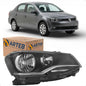 Farol Máscara Negra Foco Duplo Voyage G6 2013 A 2016 Arteb