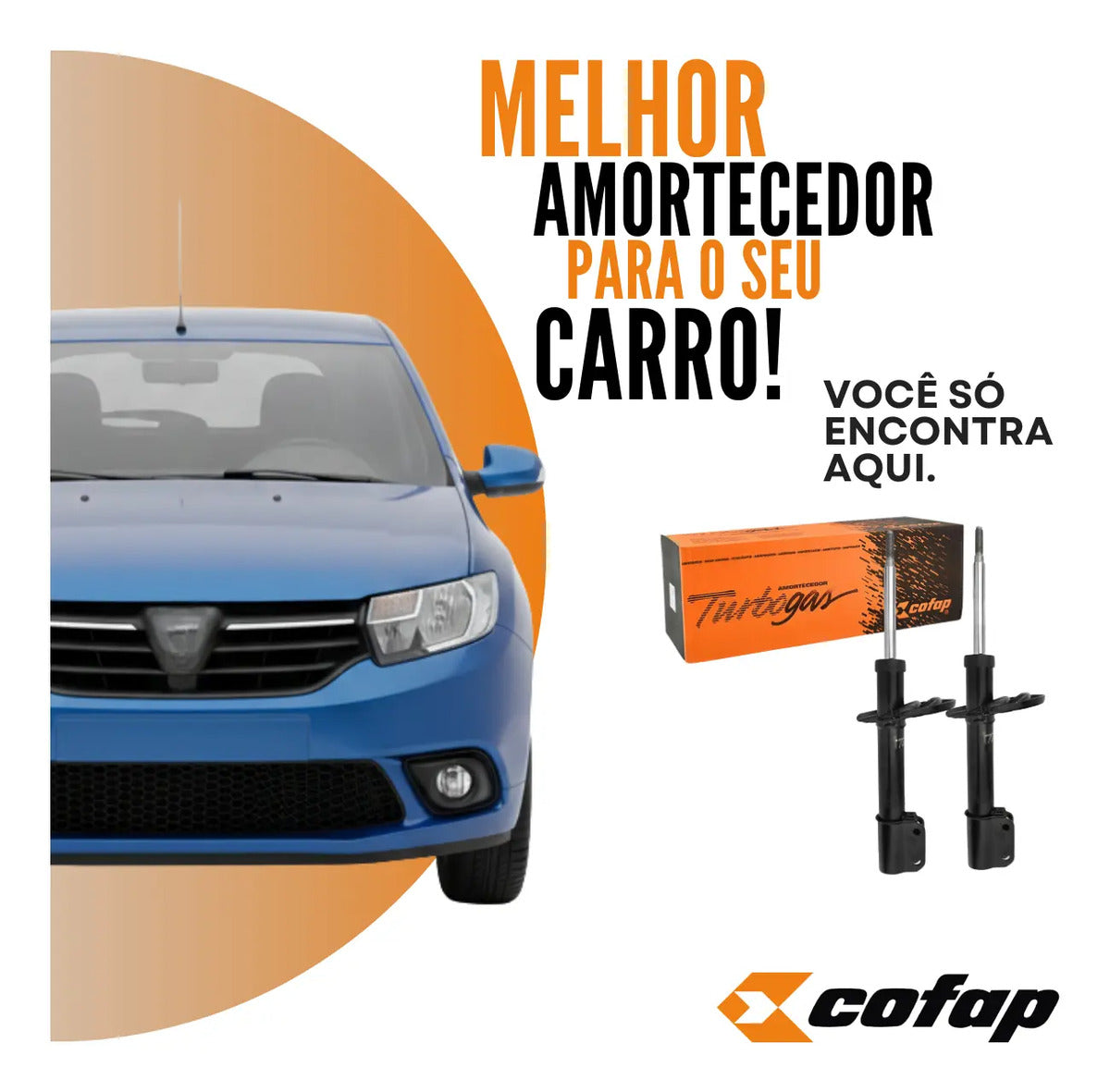 Par Amortecedor Dianteir Sandero Stepway 1.6 2015 A 20 Cofap